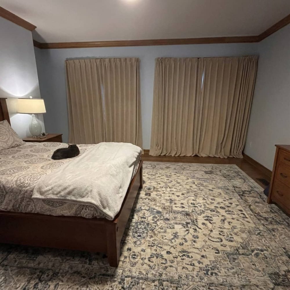 Rosalyn Matte Velvet Room Darkening Thermal Curtains