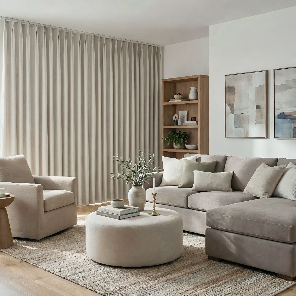 Rosalyn Matte Velvet Room Darkening Thermal Curtains