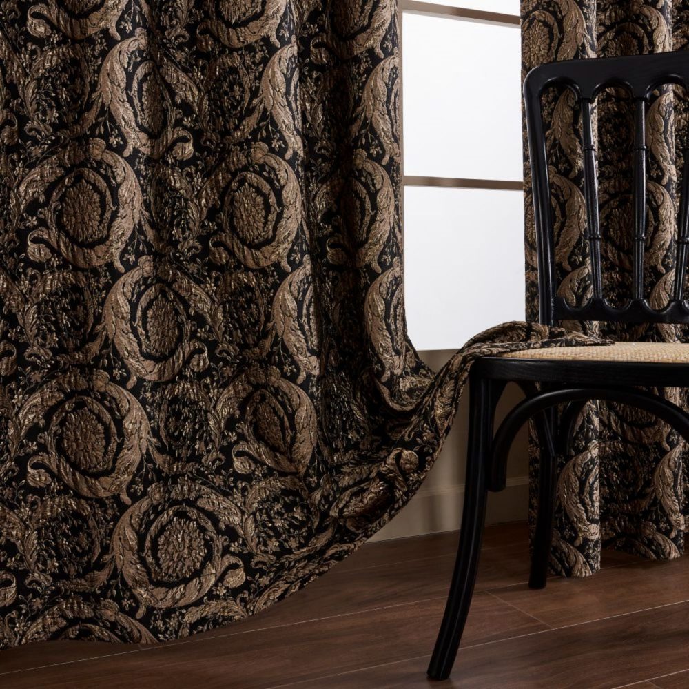 Roy European Style Floral Circle Curtains