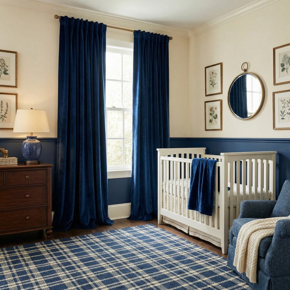 Ruby Elegant Green Custom Velvet Curtains