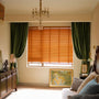 Ruby Elegant Green Custom Velvet Curtains