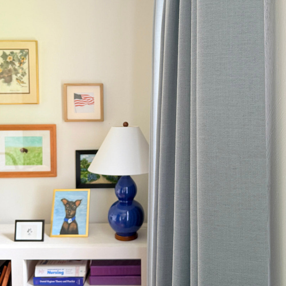 Sabrina Natural Linen Curtains for Living Room