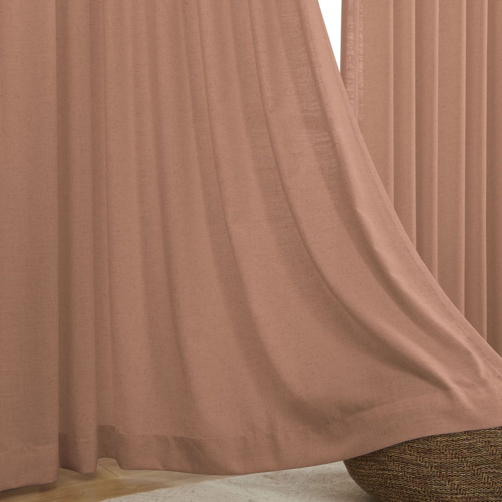 Sabrina Natural Linen Curtains for Living Room