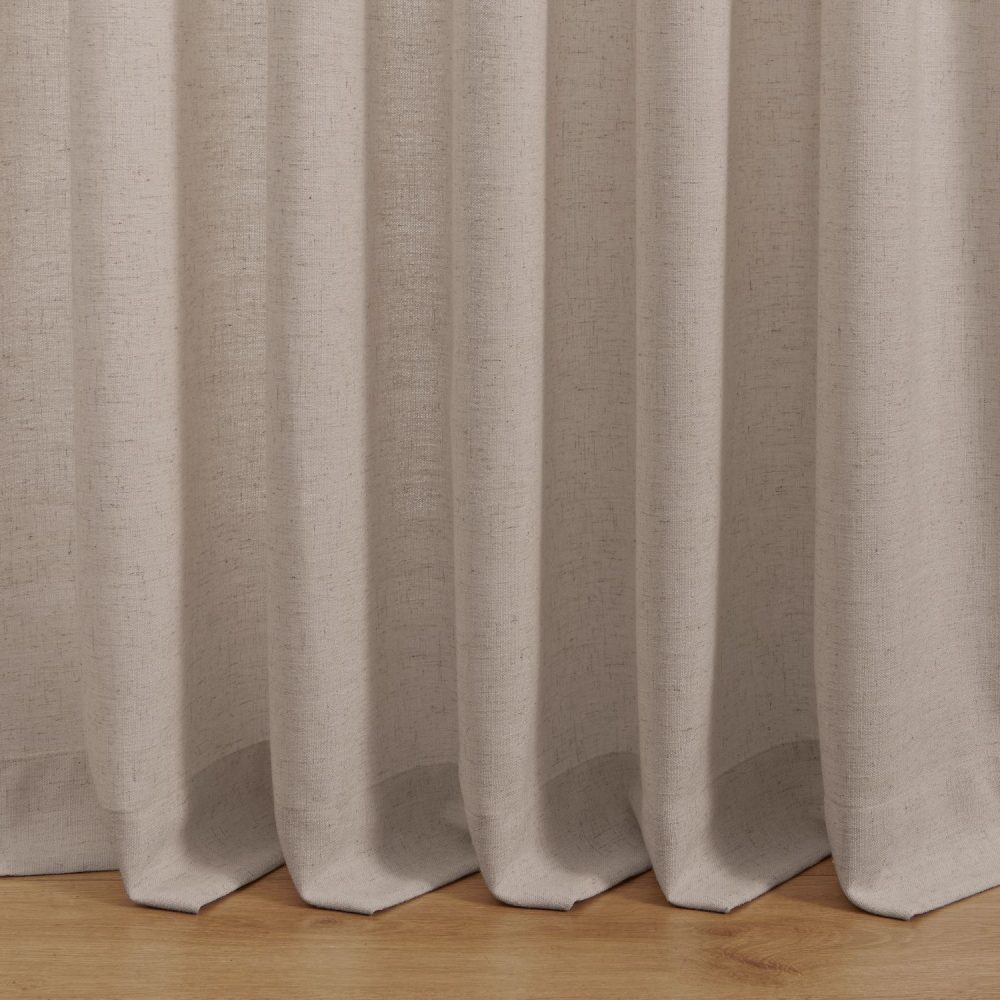 Sabrina Natural Linen Curtains for Living Room