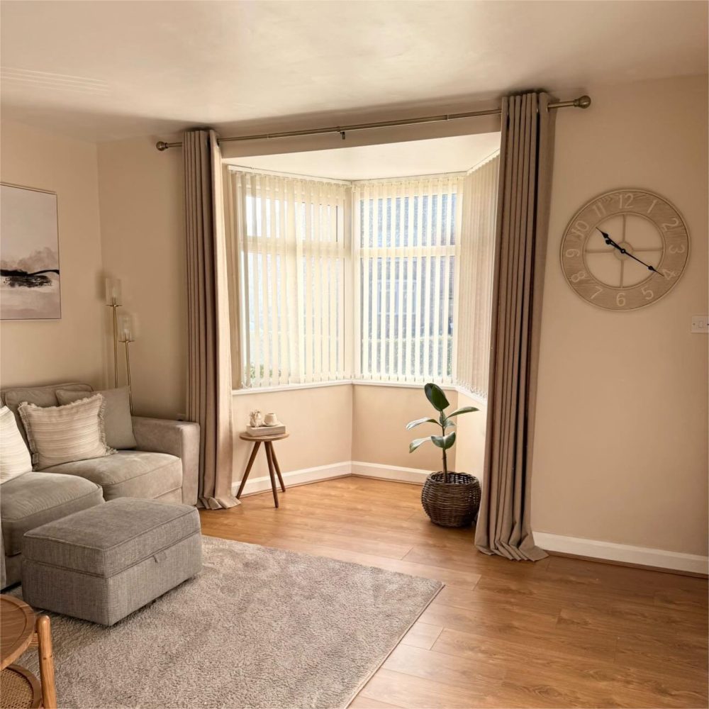 Sabrina Natural Linen Curtains for Living Room