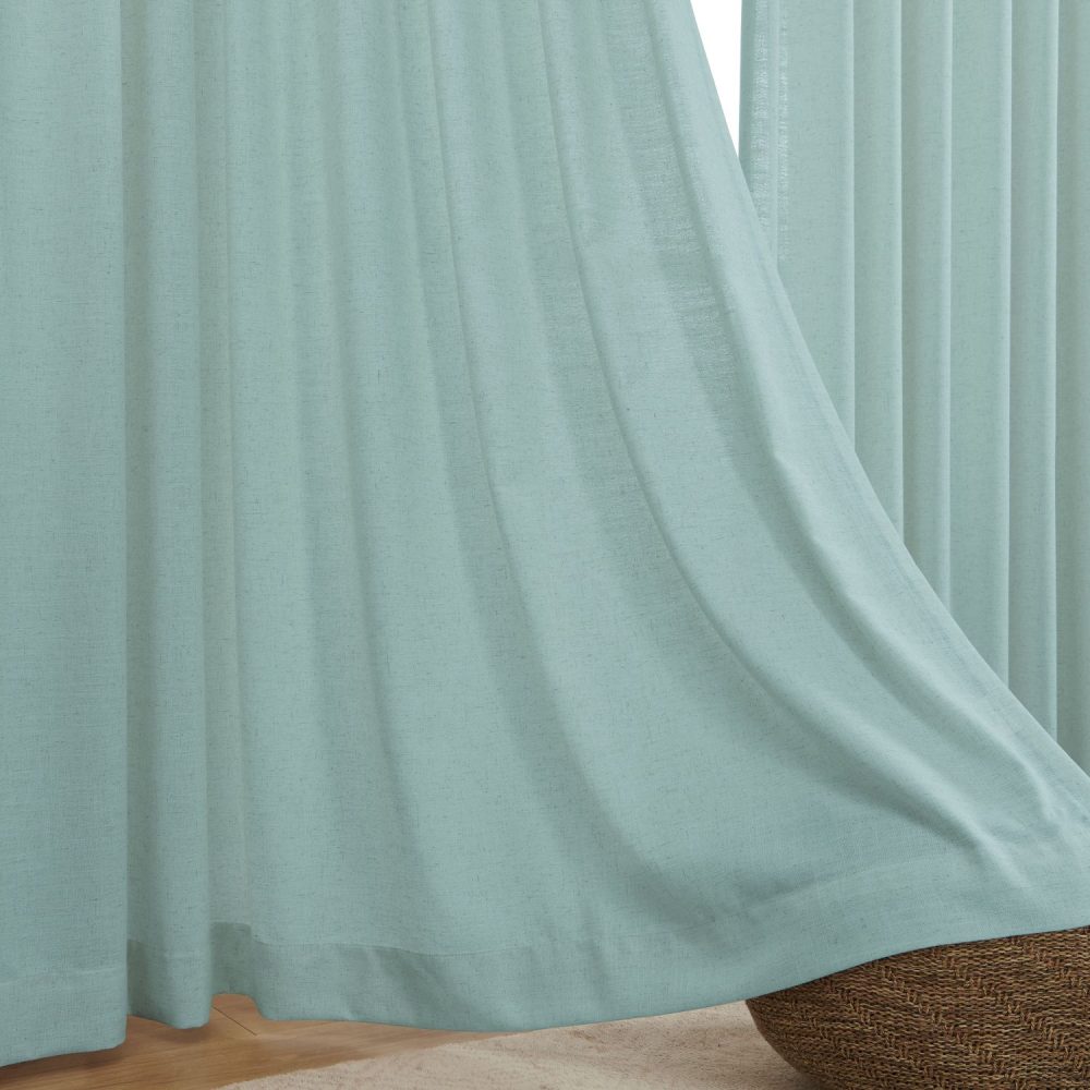 Sabrina Natural Linen Curtains for Living Room