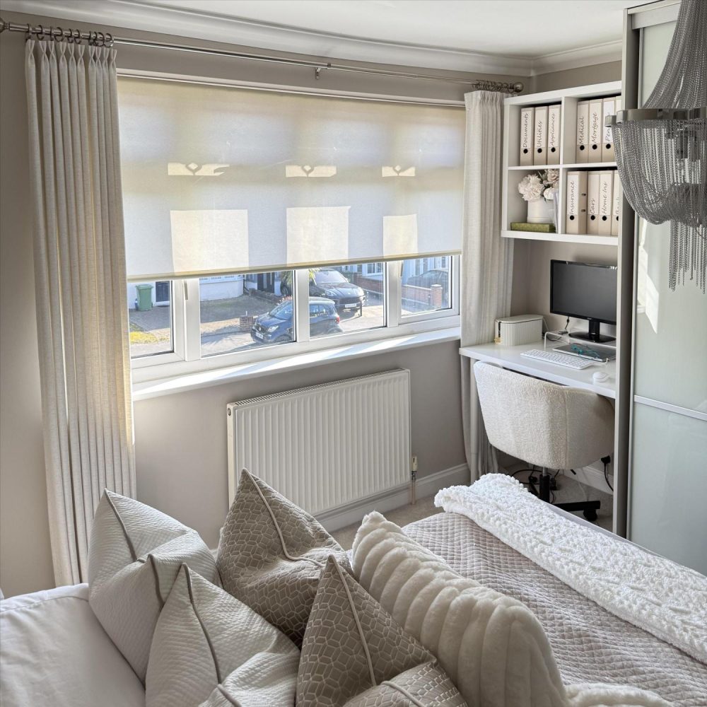 Sabrina Natural Linen Curtains for Living Room