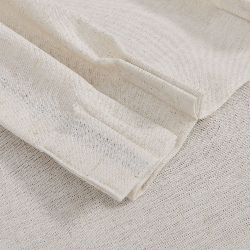 Sabrina Natural Linen Curtains for Living Room