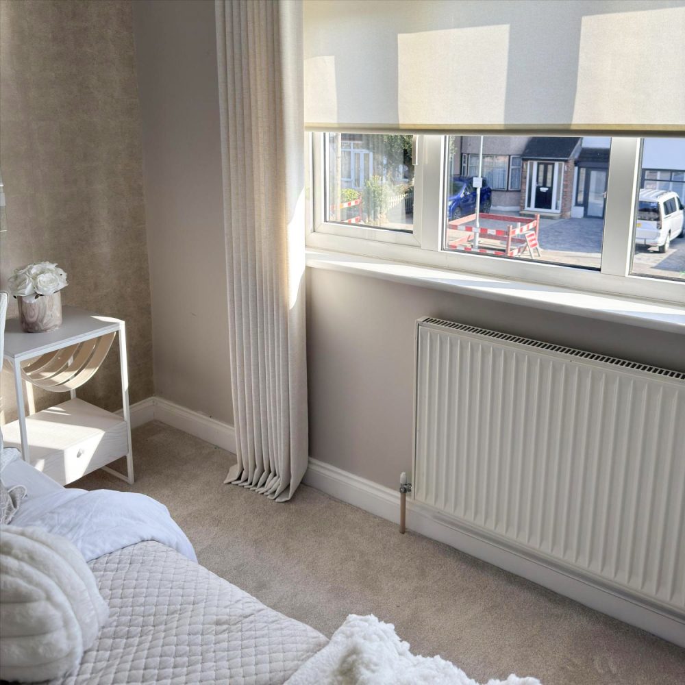 Sabrina Natural Linen Curtains for Living Room