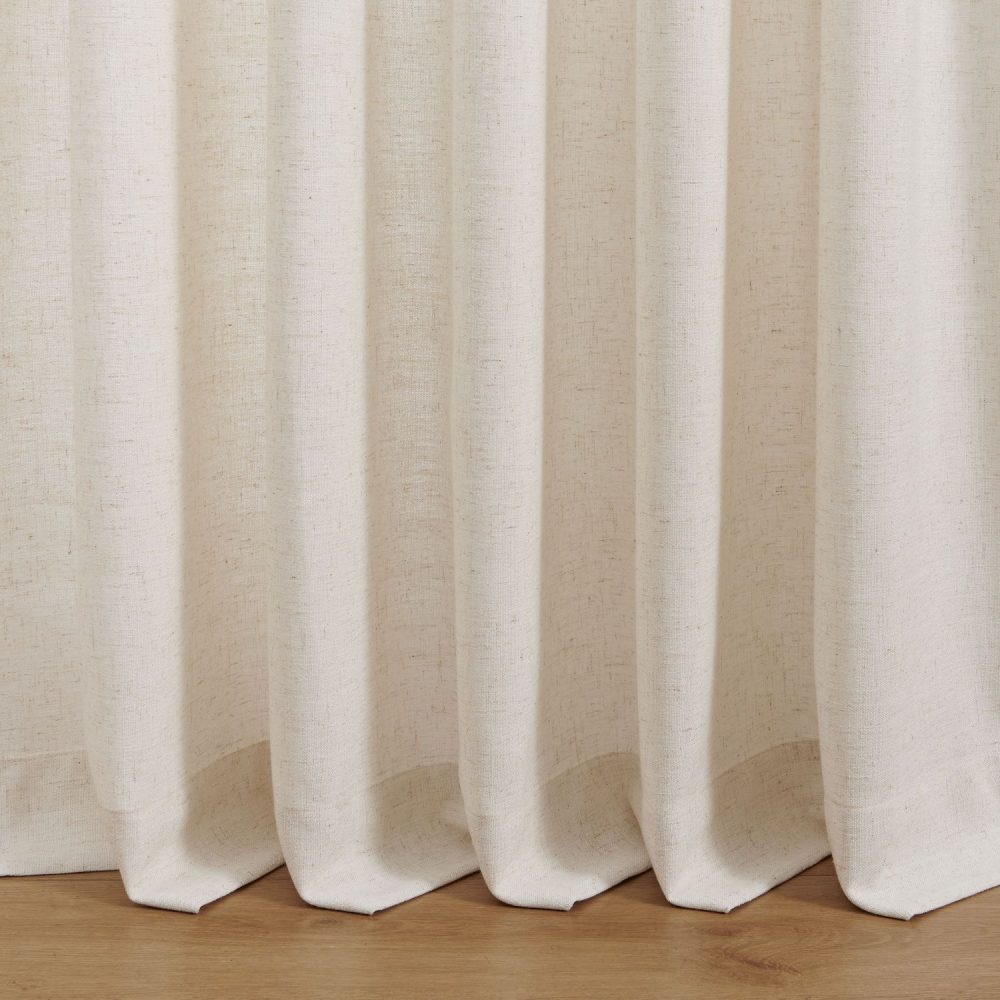 Sabrina Natural Linen Curtains for Living Room