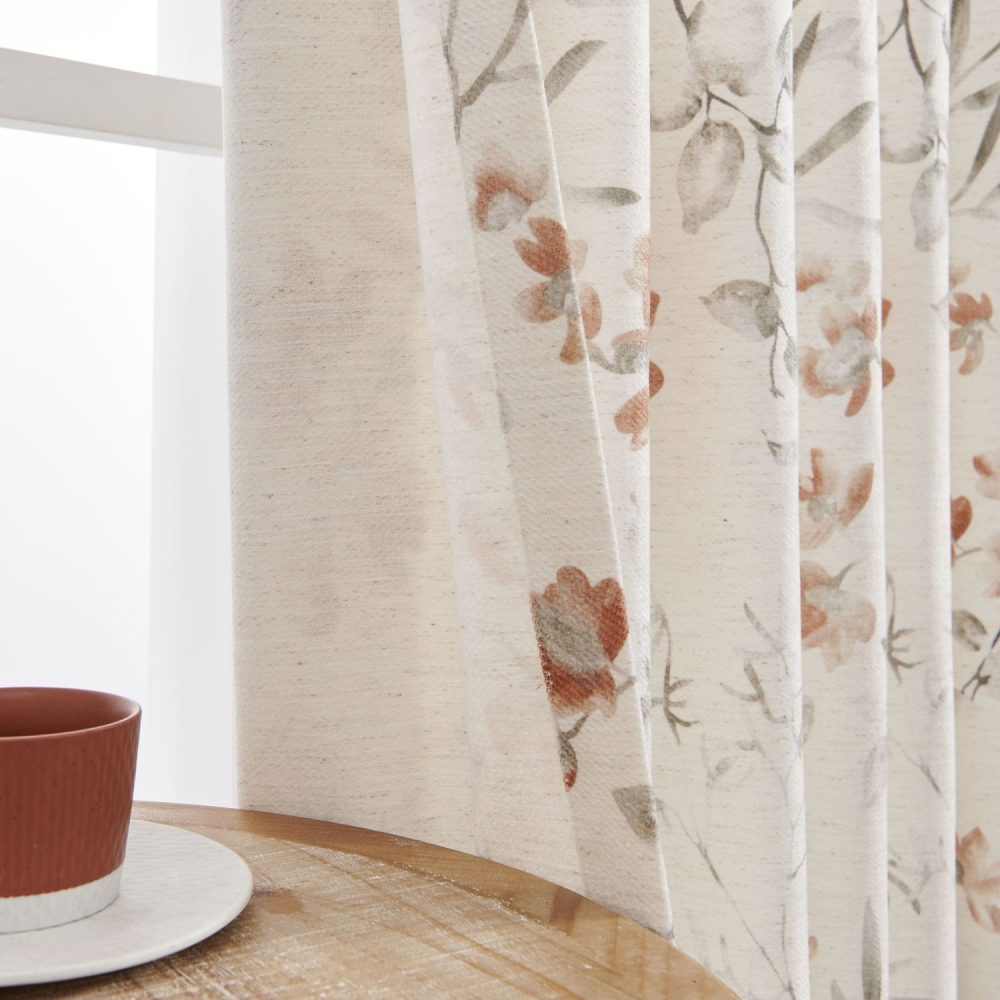 Sandy Gesang Floral bottom Splicing Curtains