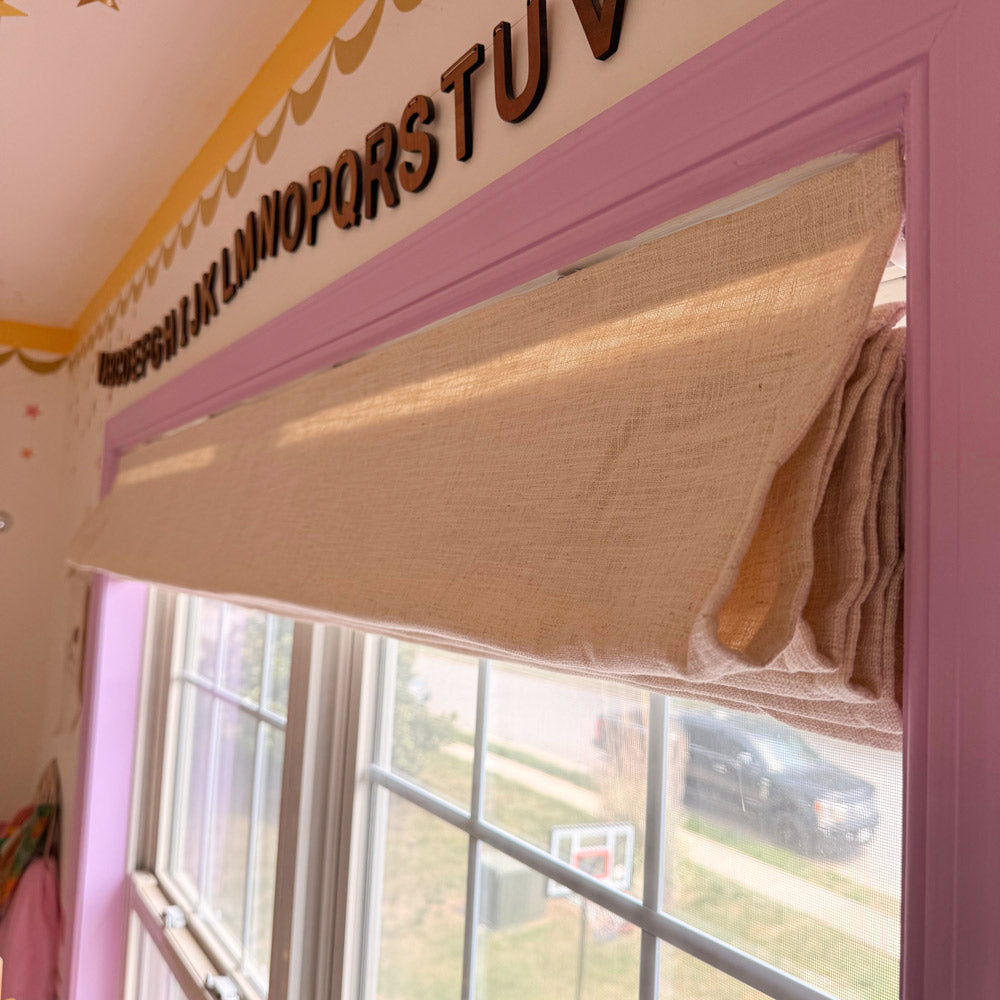 Sara Linen Roman Shade
