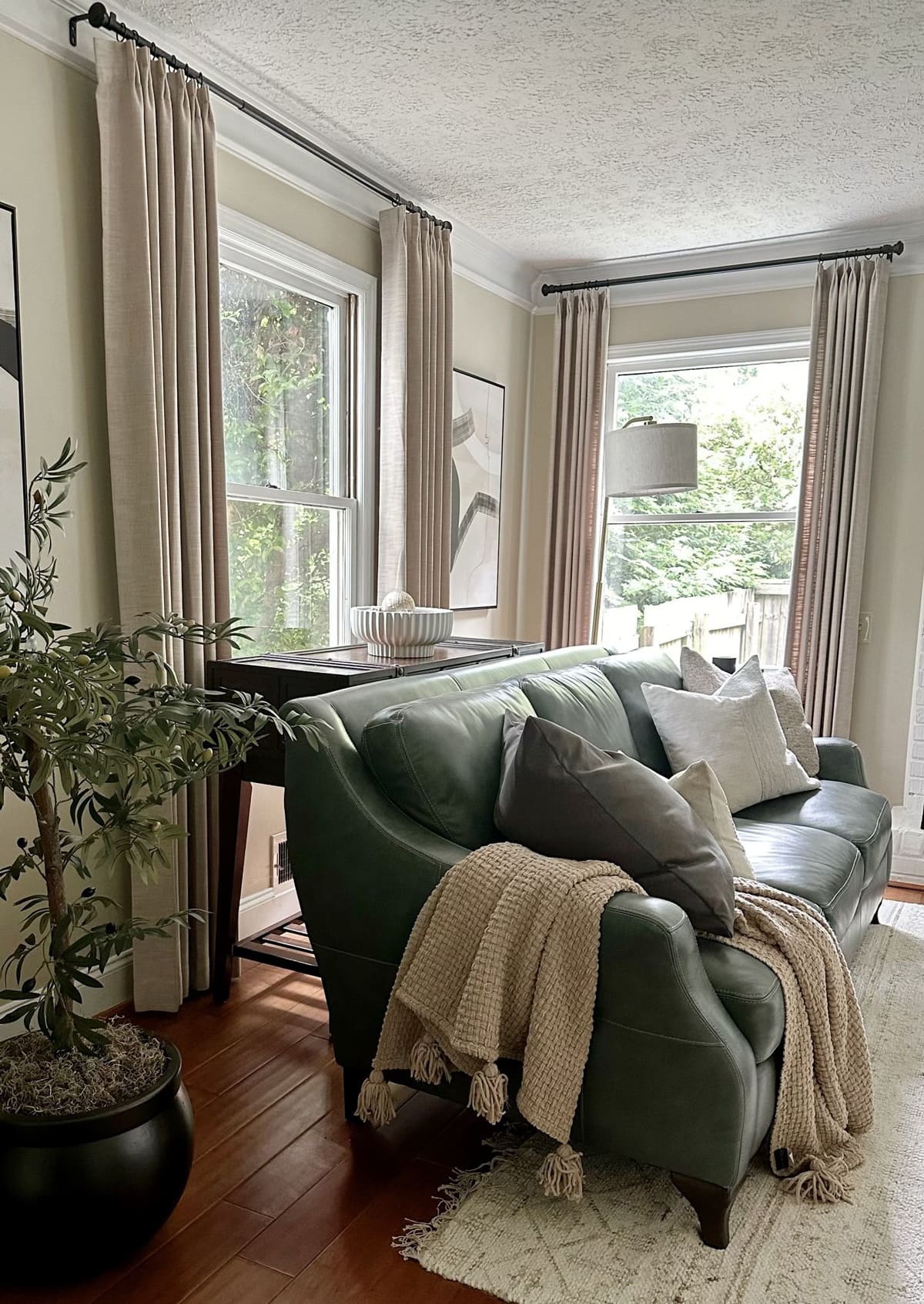 Sara-Rich Linen Texture For Neutral Style Home Decor