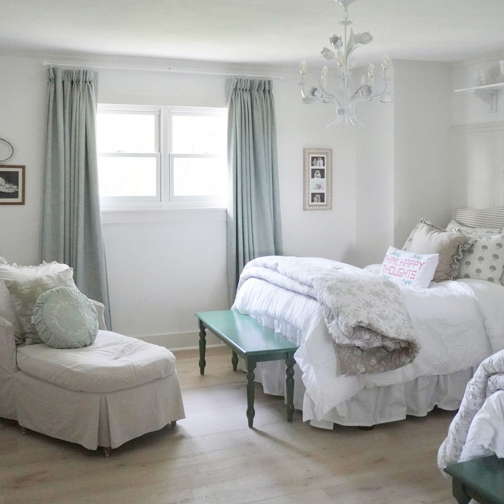 Sara Solid Linen Blend Curtains