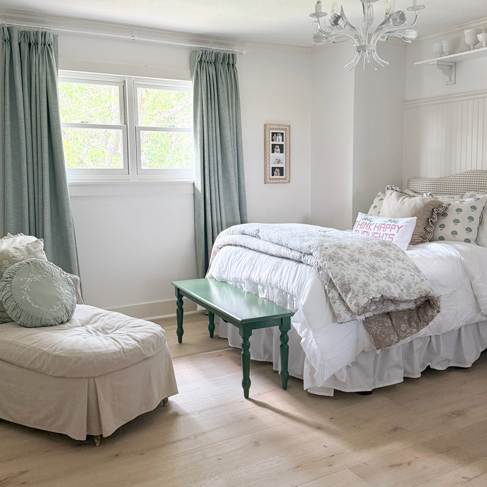 Sara Solid Linen Blend Curtains