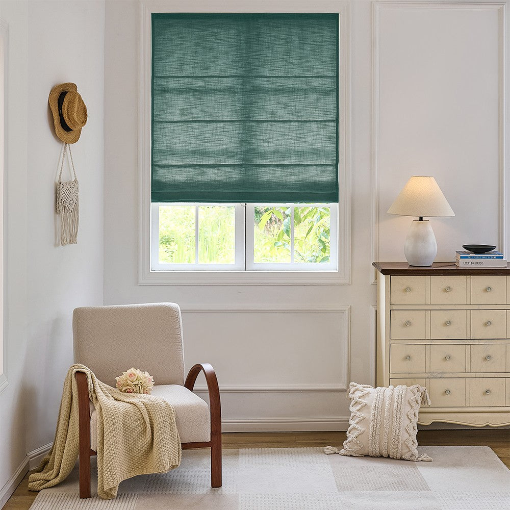 Sara Linen Roman Shade