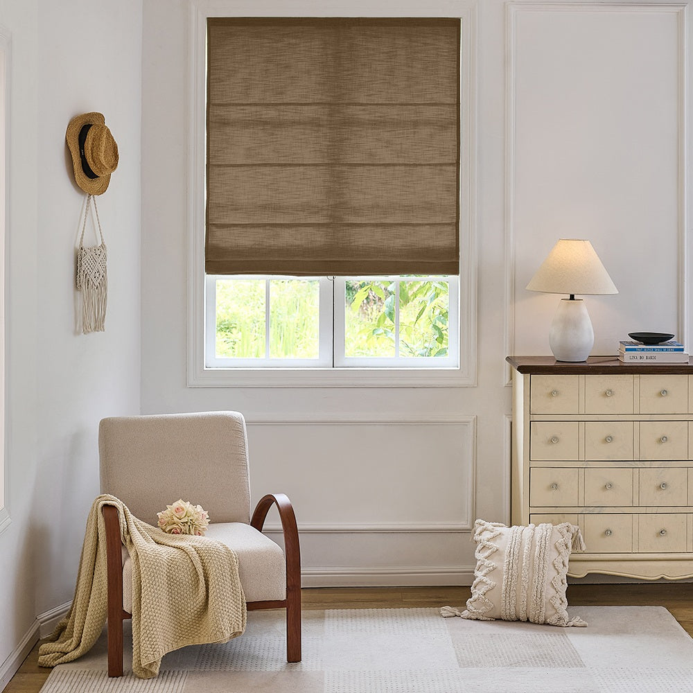 Sara Linen Roman Shade