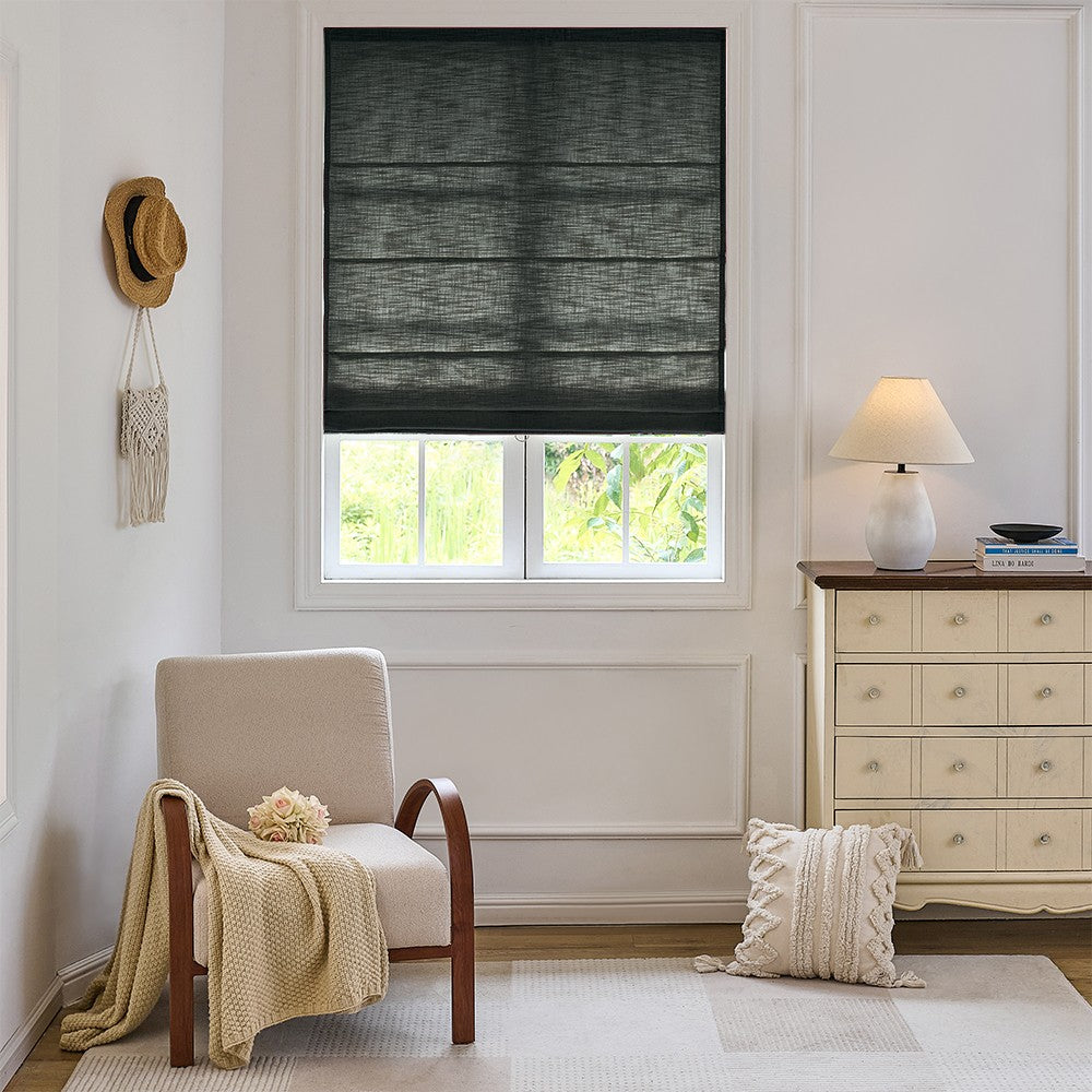 Sara Linen Roman Shade