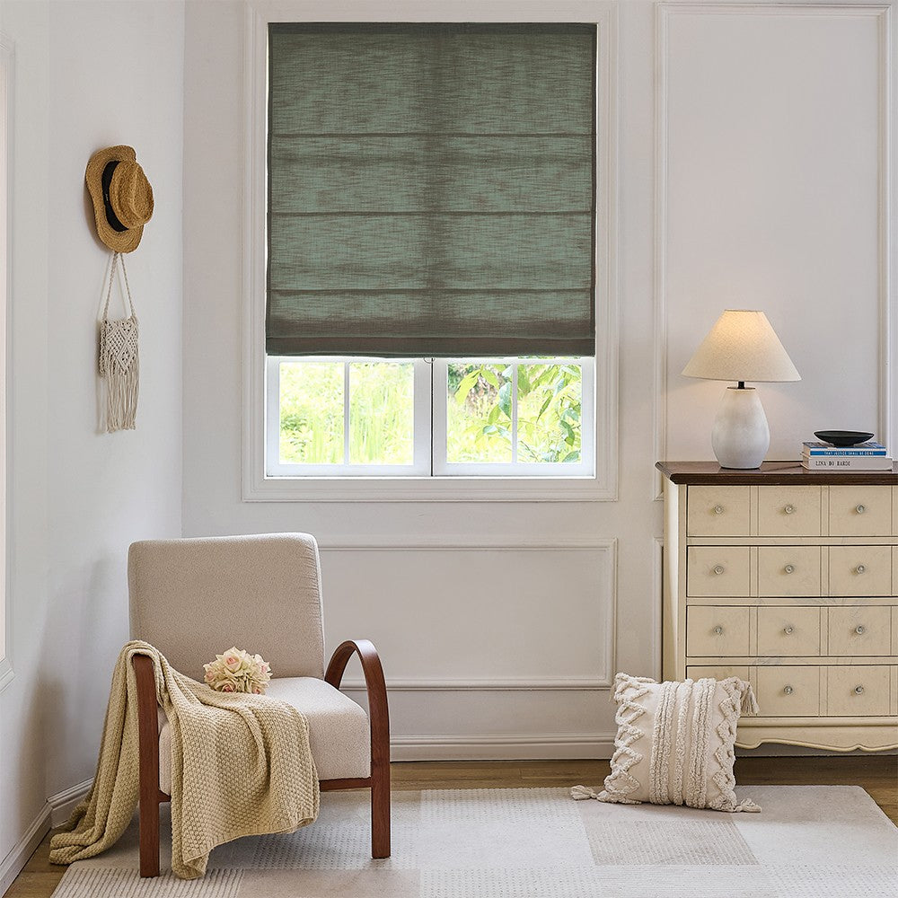 Sara Linen Roman Shade