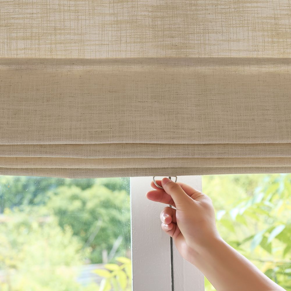 Sara Linen Roman Shade