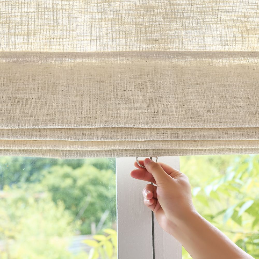 Sara Linen Roman Shade