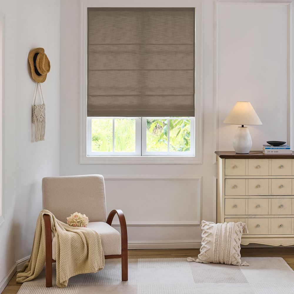 Sara Linen Roman Shade