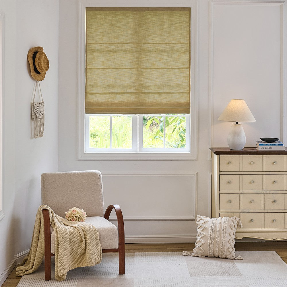 Sara Linen Roman Shade