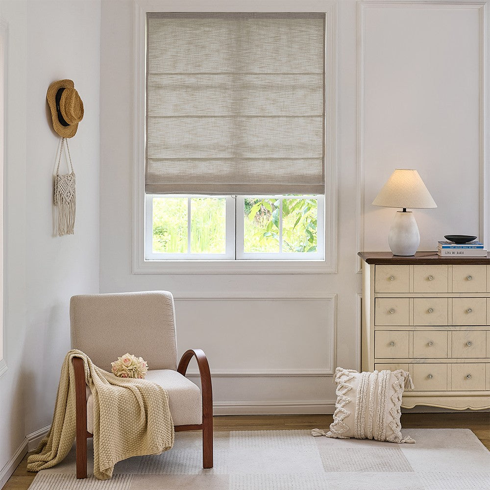 Sara Linen Roman Shade