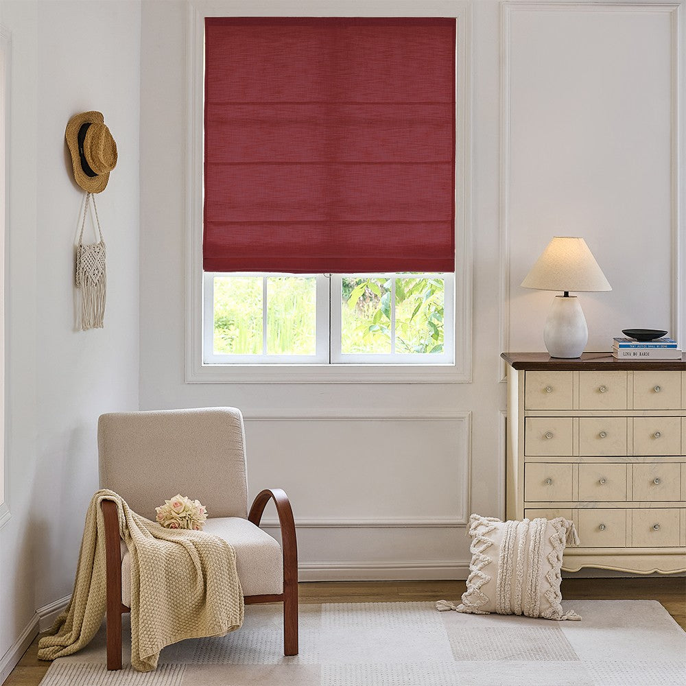 Sara Linen Roman Shade