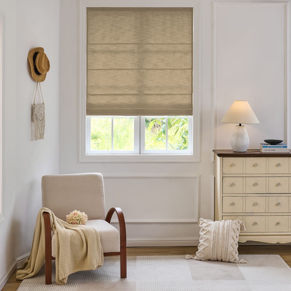 Sara Linen Roman Shade