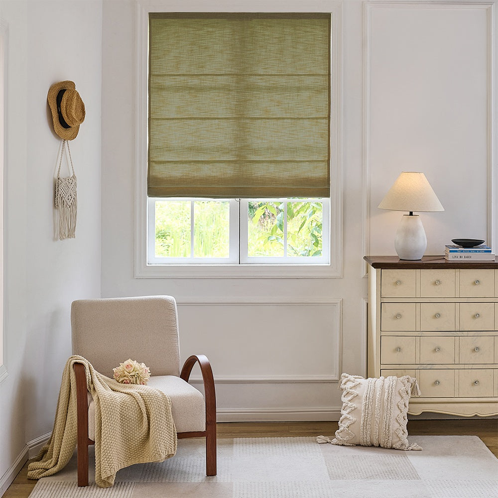 Sara Linen Roman Shade
