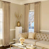 Sara Solid Linen Blend Curtains