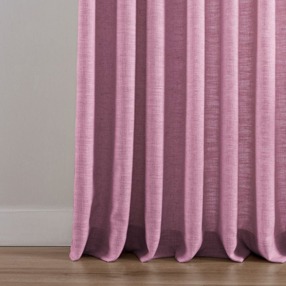 Sara Solid Linen Blend Curtains