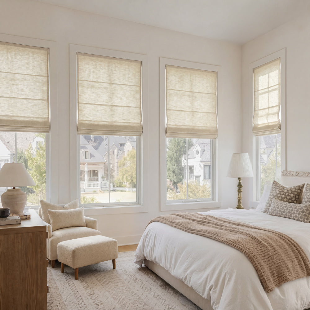 Sara Linen Roman Shade