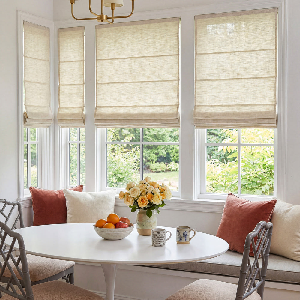 Sara Linen Roman Shade