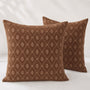 Scarlett Caramel Diamond Trellis Pillow Cover