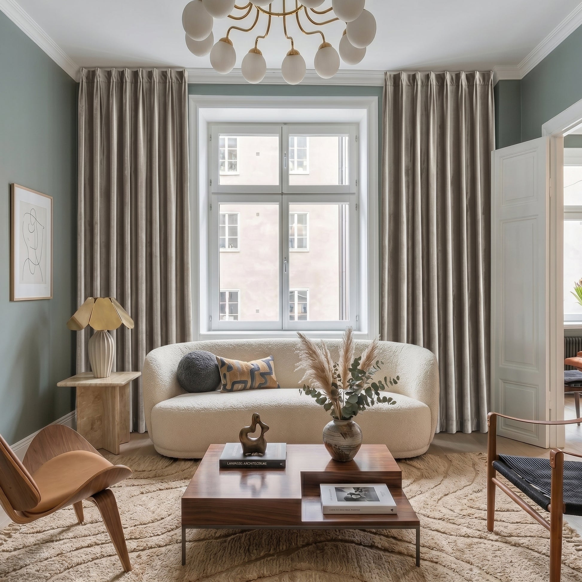 Scolace Glorious Velvet Thermal Curtains