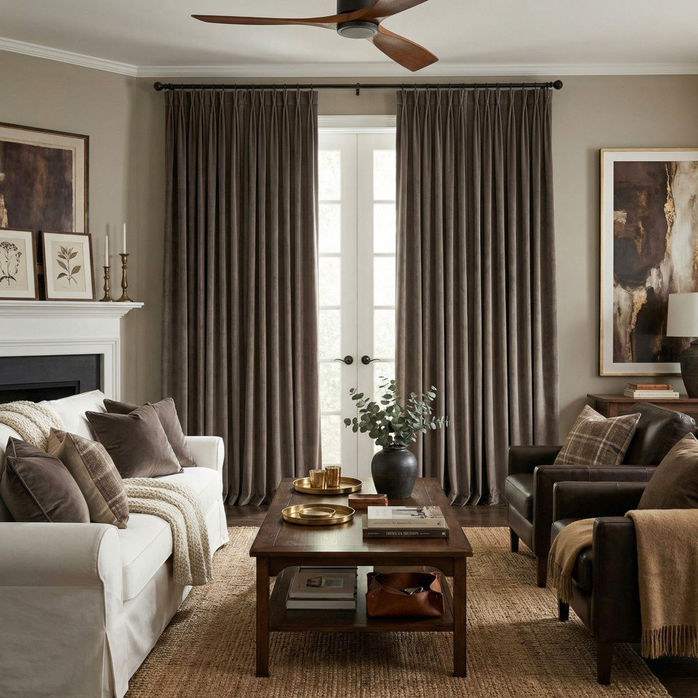 Scolace Glorious Velvet Thermal Curtains