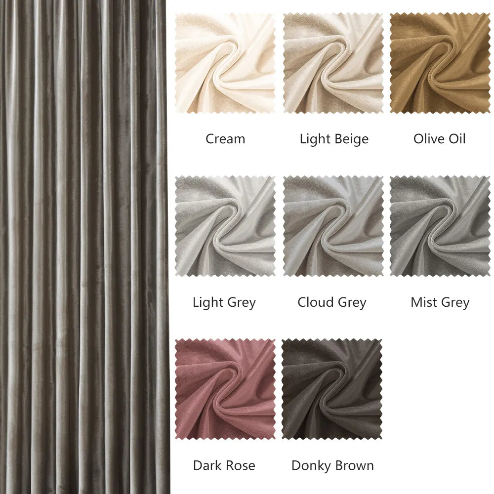 Scolace Glorious Velvet Thermal Curtains