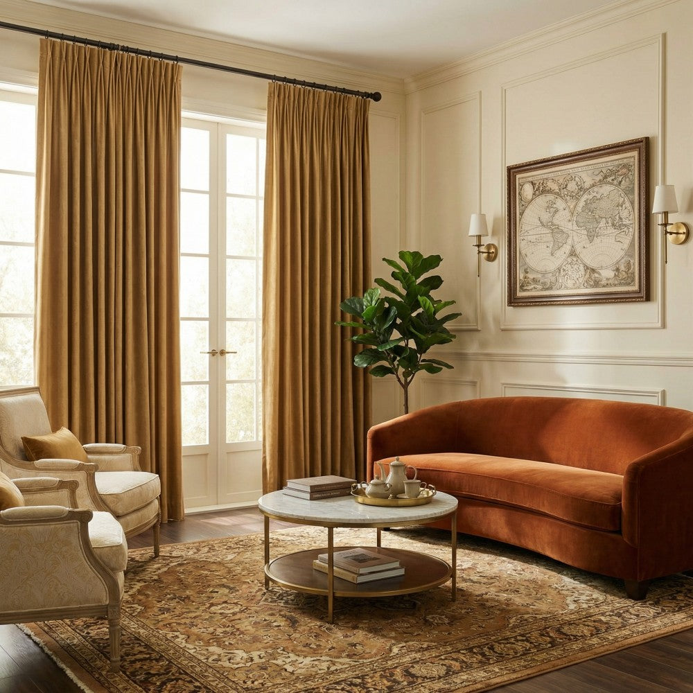 Scolace Glorious Velvet Thermal Curtains