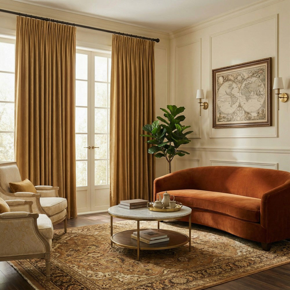 Scolace Glorious Velvet Thermal Curtains