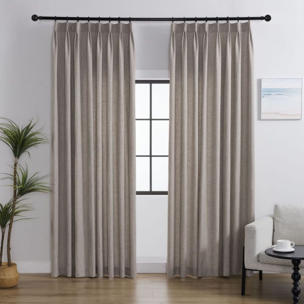 Sebastian Rough Linen Textured Curtains