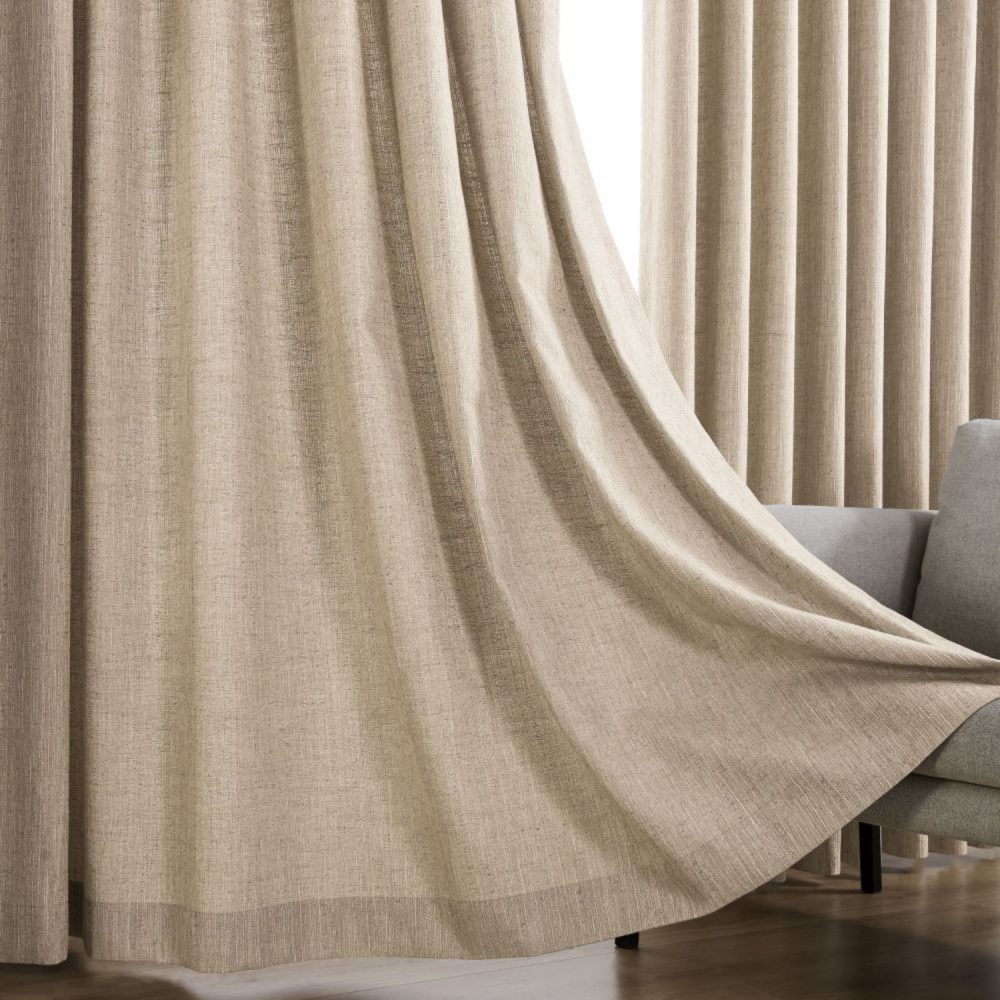 Sebastian Rough Linen Textured Curtains