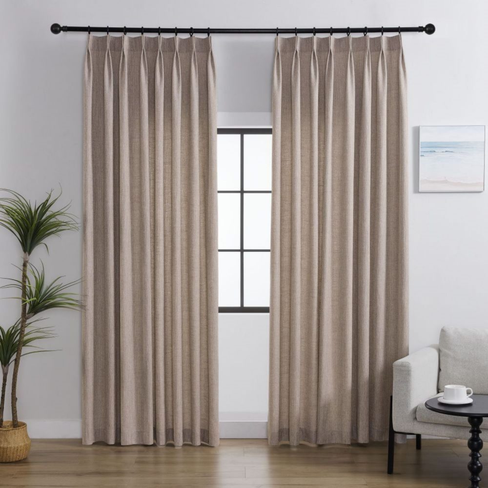 Sebastian Rough Linen Textured Curtains