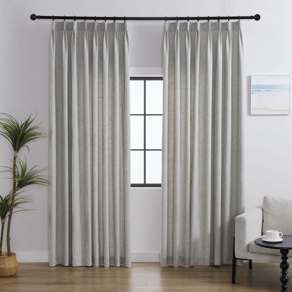 Sebastian Rough Linen Textured Curtains