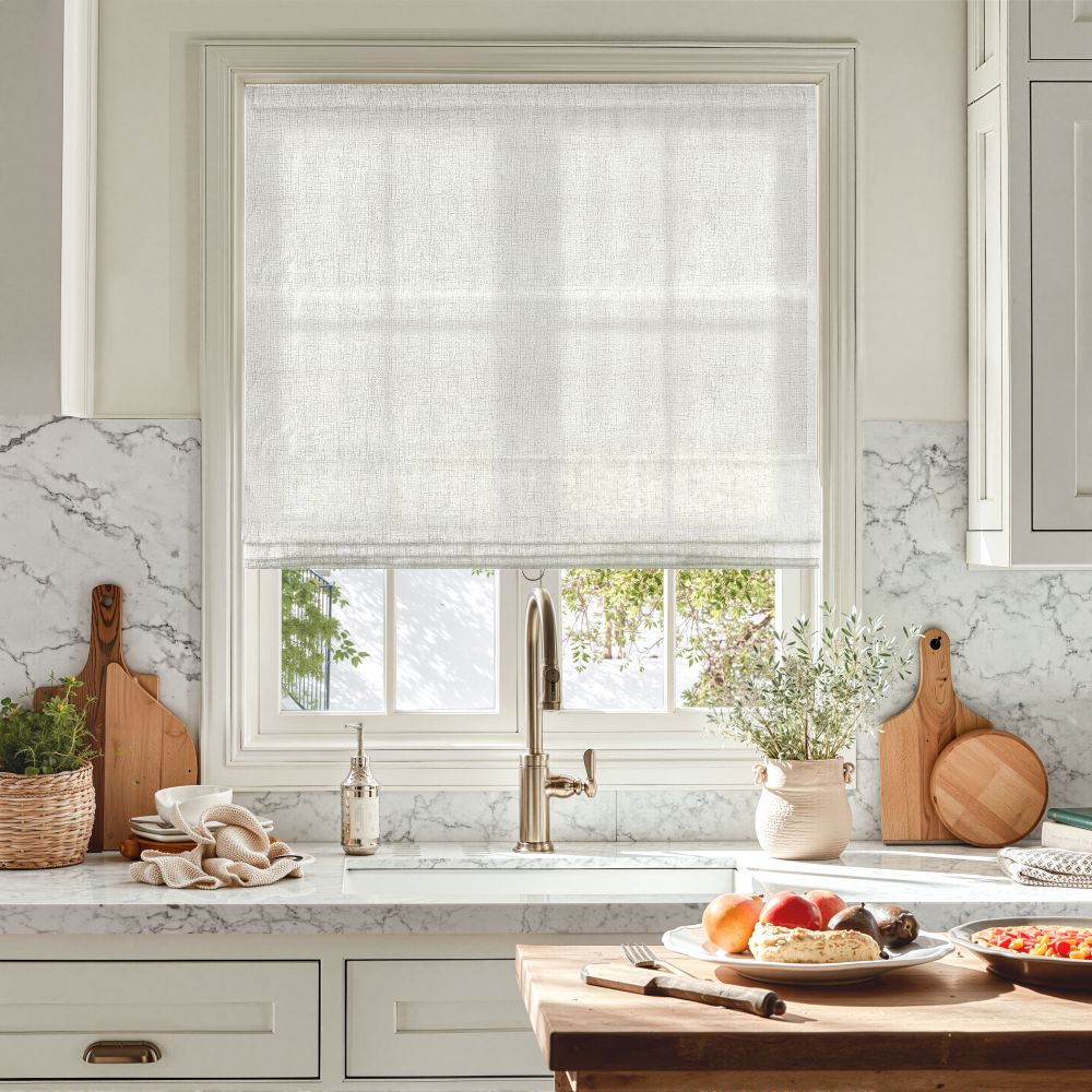 Sharron Linen Sheer Roman Shade