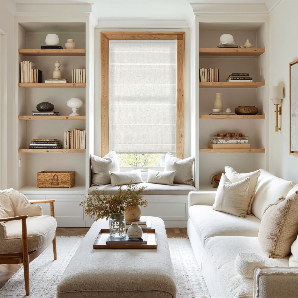 Sharron Linen Sheer Roman Shade