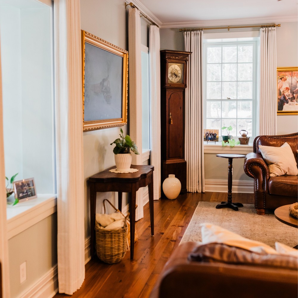 Simon Herringbone Textured Linen Cotton Curtains