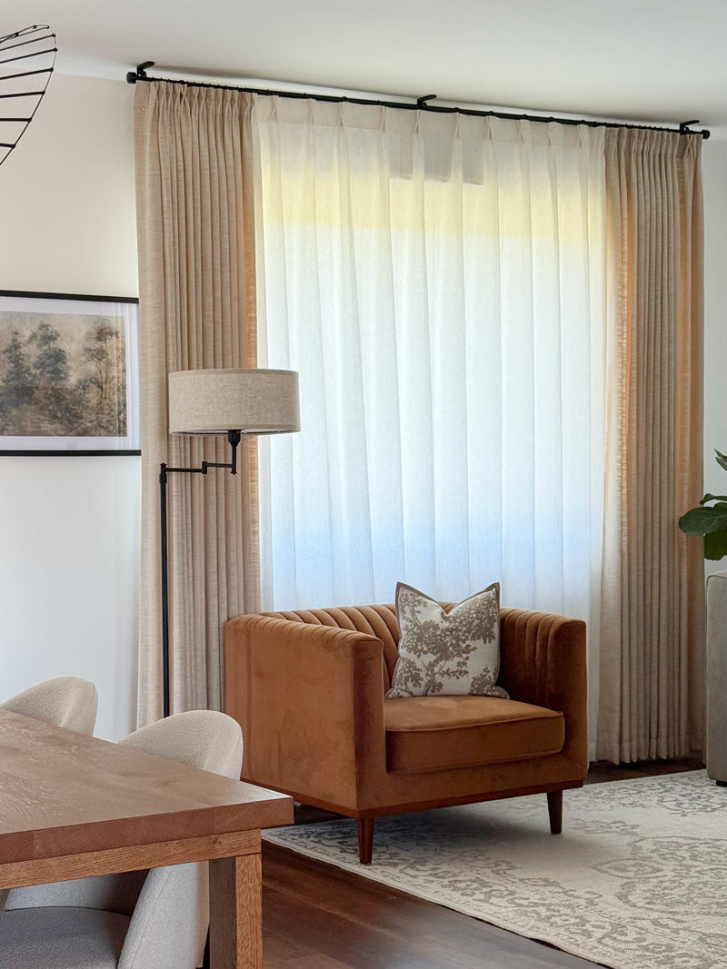 Sheer Solid curtains