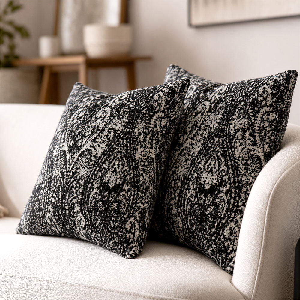 Taies d'oreiller Soren Damask Jacquard